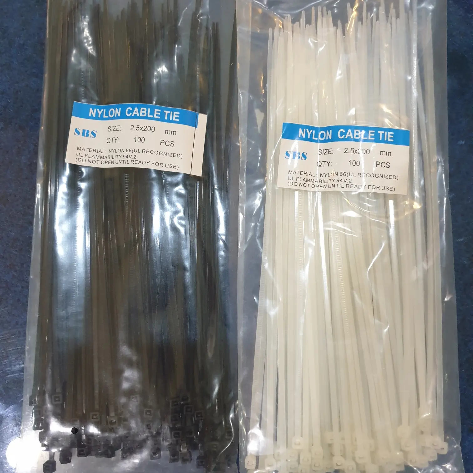 Cable Tie / Kabel Ties / Pengikat Kabel Nylon SBS 2,5x200mm isi 100pcs