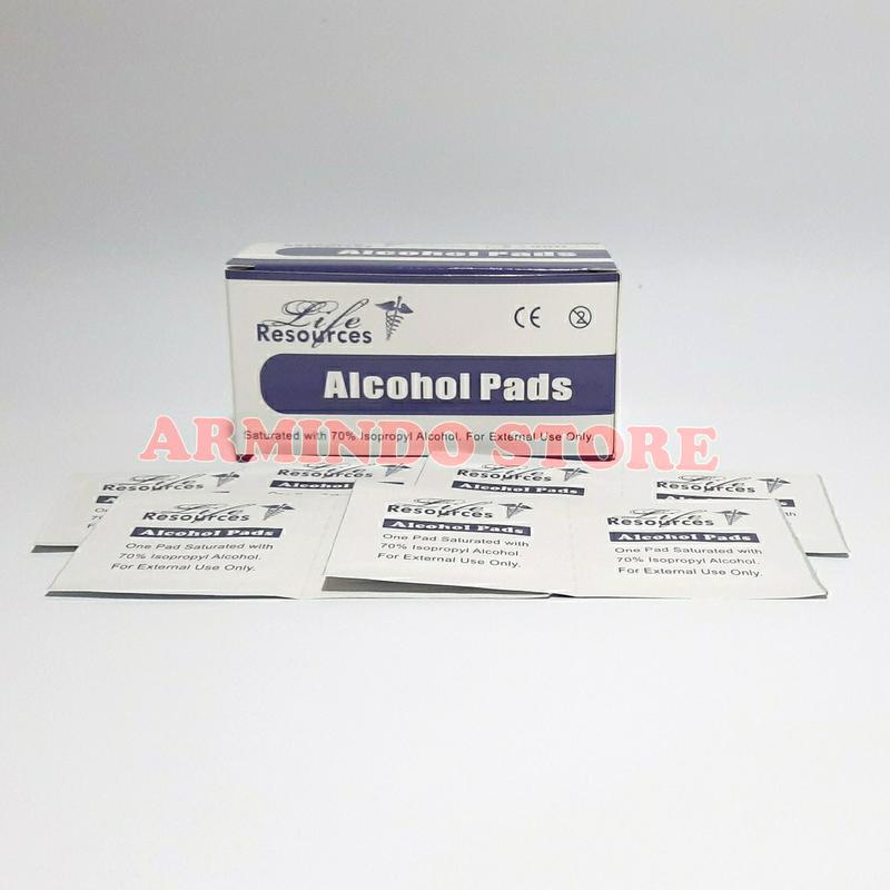 Alcohol Swab Tisu Alkohol Pads 1 Box isi 100 Murah 5