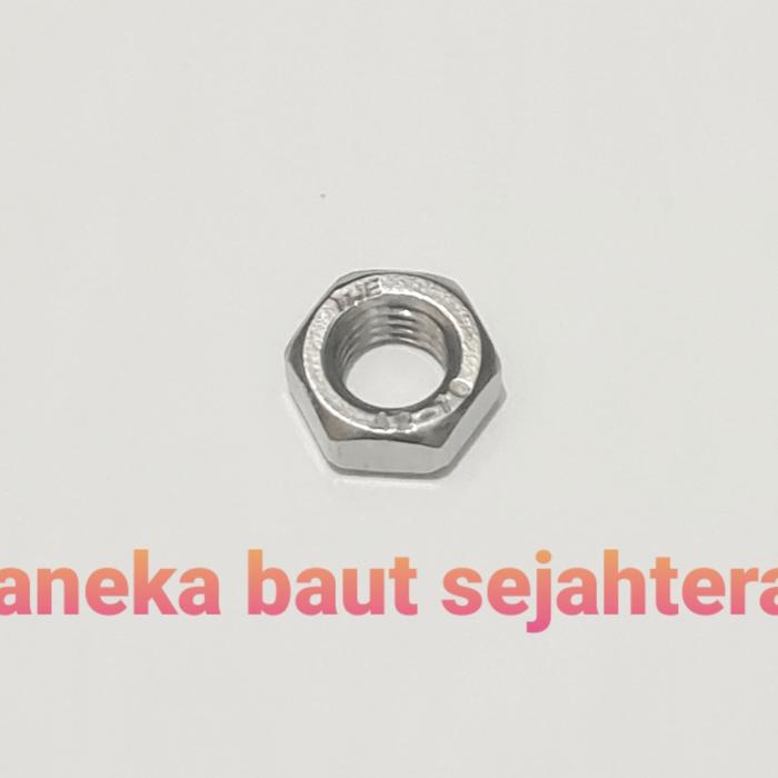 Gambar Mur Hex M8 Stainless Steel dari ANEKA BAUT SEJAHTERA Kab. Bekasi Tokopedia