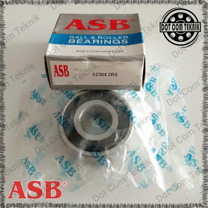 Gambar BEARING 62304 2RS ASB (ID 20MM x OD 52MM x WIDTH 21MM) dari Dot Com Teknik Kota Bekasi Tokopedia