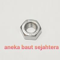 Gambar Mur Hex M12 (P 1.75) Stainless Steel dari ANEKA BAUT SEJAHTERA Kab. Bekasi 1 Tokopedia