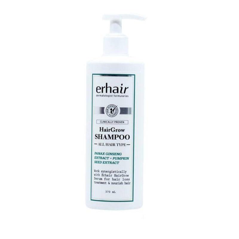 Erha HairGrow Shampoo 370ml Erhair Hair Grow 370 Ml Rambut Rontok 3