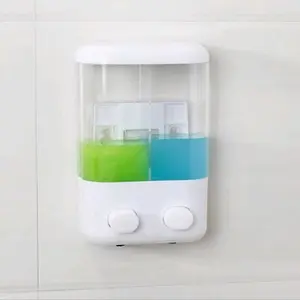 Dispenser Sabun Double Tube 1000ml 2 Tabung Sabun Dan Shampo