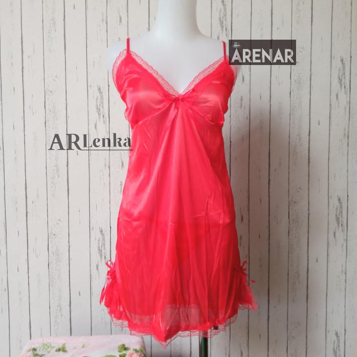 Ska68 Sexy Lingerie Merah Dress - Baju Tidur Tipis Transparan Wanita Ska68 Sexy Lingerie Merah Dress - Baju Tidur Tipis Transparan Wanita