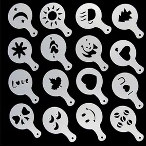 cetakan printing untuk kopi diameter 9/ stencil art latte