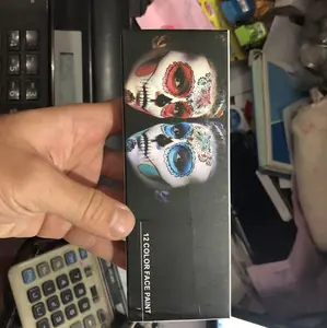 Face body paint 12 warna pasta vtec