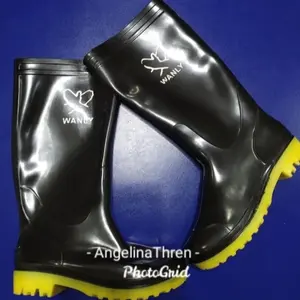 Sepatu semen Boot Karet elastis UK 43 - Sepatu Karet Pekerja
