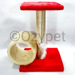 OZYPET Cat Scratcher TOY Tower 30x30x43 Mainan Cakaran Garukan Kucing