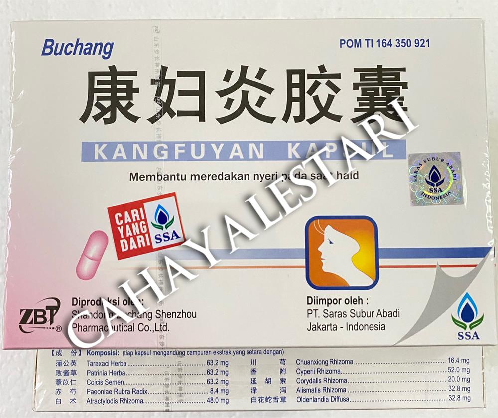 Kang Fu Yan kapsul / Kangfuyan kapsul - Obat Keputihan, Gangguan Haid