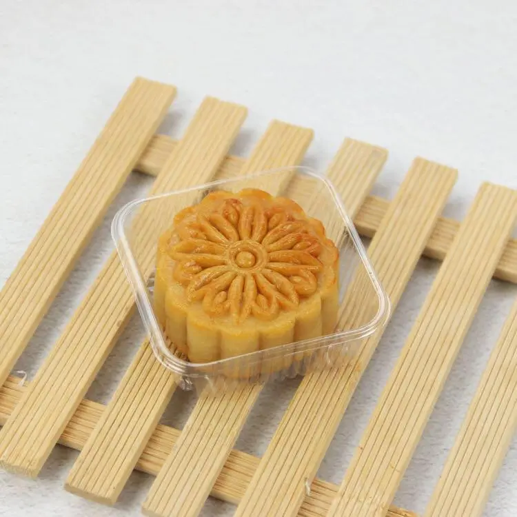 tray mooncake 100 pc kotak plastik mika kue bulan cookie kue pia 1