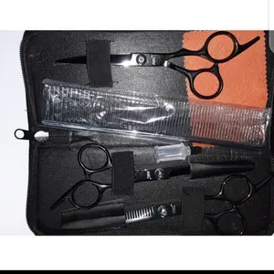 Gunting bulu hewan anjing kucing 1 set Gunting Grooming Peliharaan