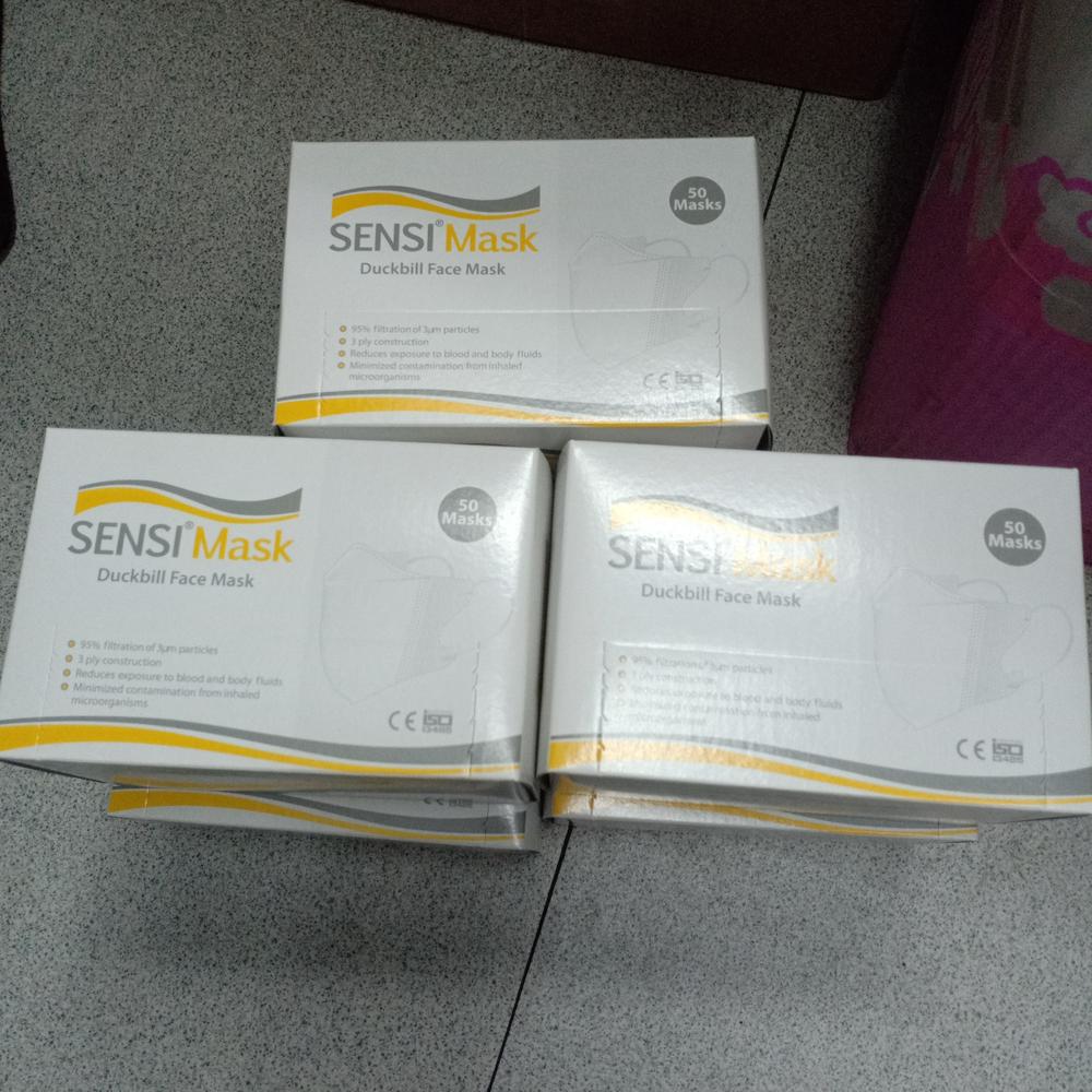 masker sensi duckbill isi 50 pcs