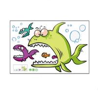 Gambar Stiker Dinding / Kaca / Wall Sticker (Ikan Besar Mengejar Ikan Kecil) dari Dunia Jasmine Kota Surabaya 5 Tokopedia
