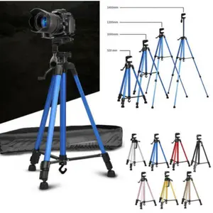 Tripod Universal 3366 +Free Holder U/Tripot Kamera DSLR/Smartphone Dll Aluminium Camera Handphone