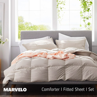 Gambar Marvelo Bedcover Sprei Set Katun Tinggi 30 Krem Size 160 cm dari Marvelo Bedding Kab. Sleman 1 Tokopedia