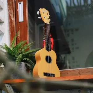 ORIGINAL UKULELE COWBOY SOPRANO KUNING FREE TAS PICK SENAR CADANGAN