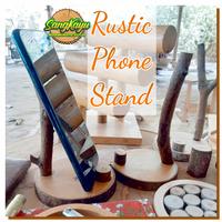 Gambar Phone stand holder dudukan handphone samsung oppo xiaomi realmi rustic - Kayu Mahoni dari CV. Sangkayu Kota Banjar 2 Tokopedia