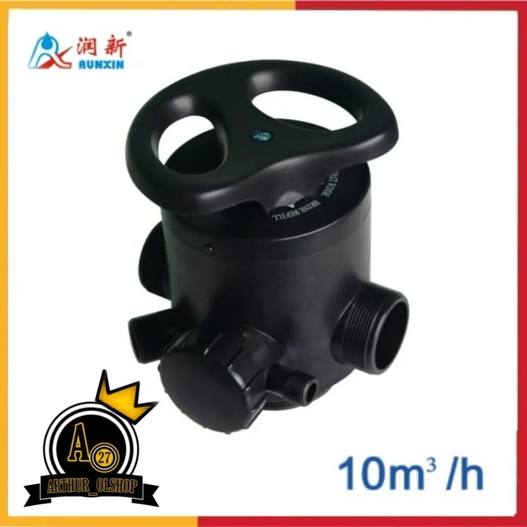 Runxin F64D/N64D Manual Big Softener Valve / Kepala Filter Air