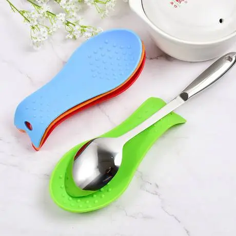 Alas sutil BESAR tebal silicon silikon tatakan centong spatula masak