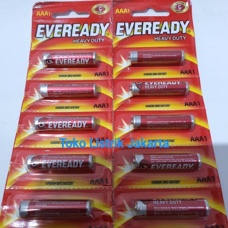 Baterai Batere Battery AA / AAA EVEREADY Merah harga per pcs - Shop ...