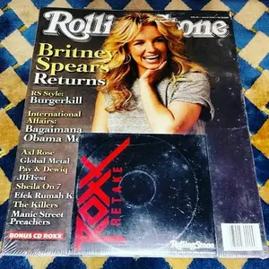 CD Roxx - Retake ... Bonus Majalah Rolling Stones Cover Britney Spears