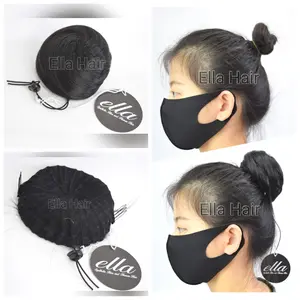 Fun bun cepol rambut korea SN075A3 Black