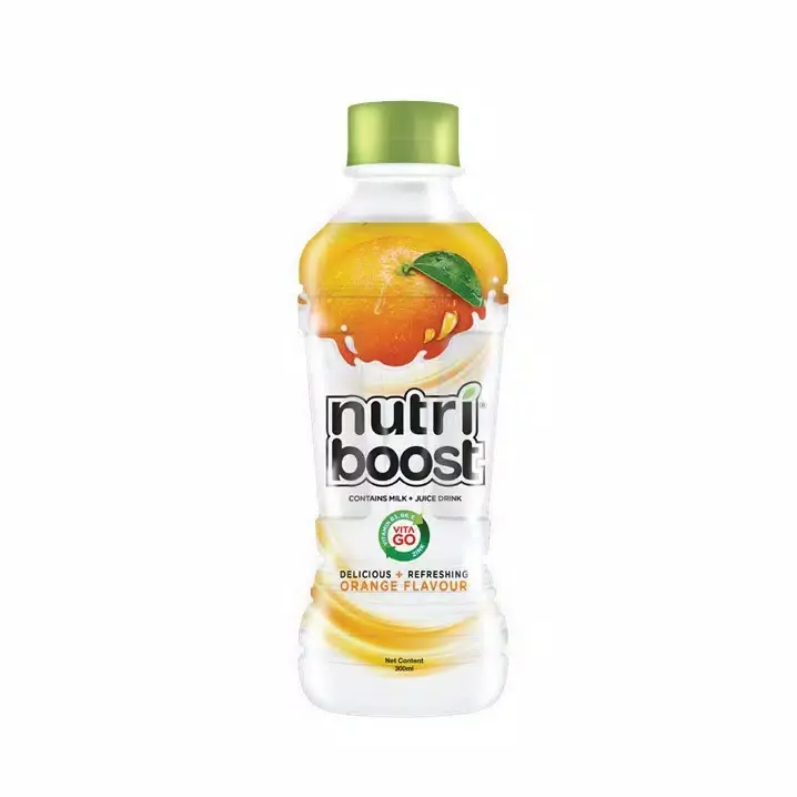 Nutriboost Orange Pet 300ml Minuman susu Rasa Jeruk 0