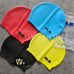 Topi Renang Silicon SLR/ Silicone swim cap