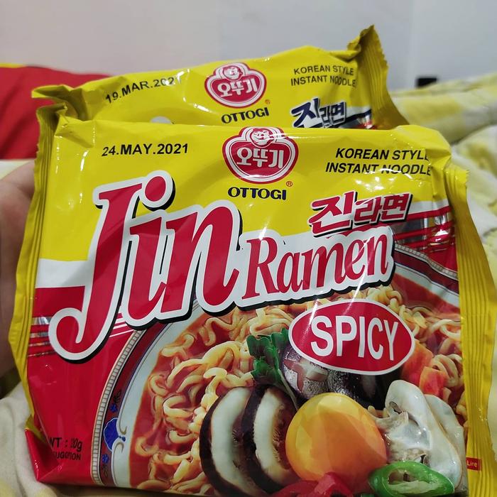 Gambar ottogi jin ramen spicy / mild - jin ramen mild dari zeestore9 Kota Medan Tokopedia