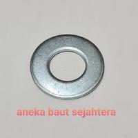 Gambar Ring Plat M20 Putih dari ANEKA BAUT SEJAHTERA Kab. Bekasi 1 Tokopedia