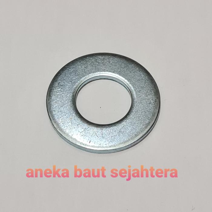 Gambar Ring Plat M20 Putih dari ANEKA BAUT SEJAHTERA Kab. Bekasi Tokopedia