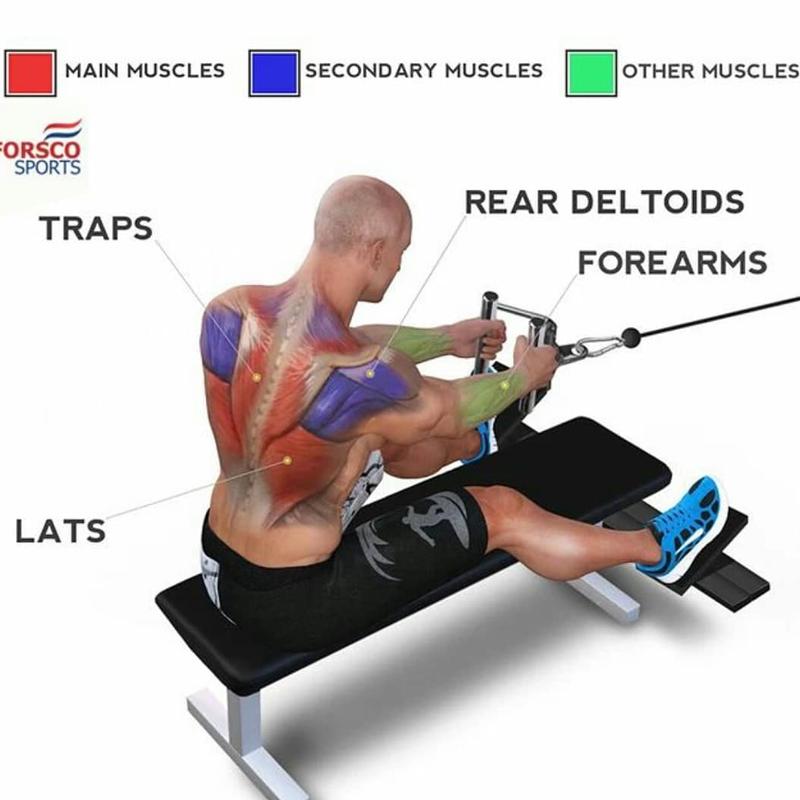 Seated Row Handle Fitness / Row Bar 4