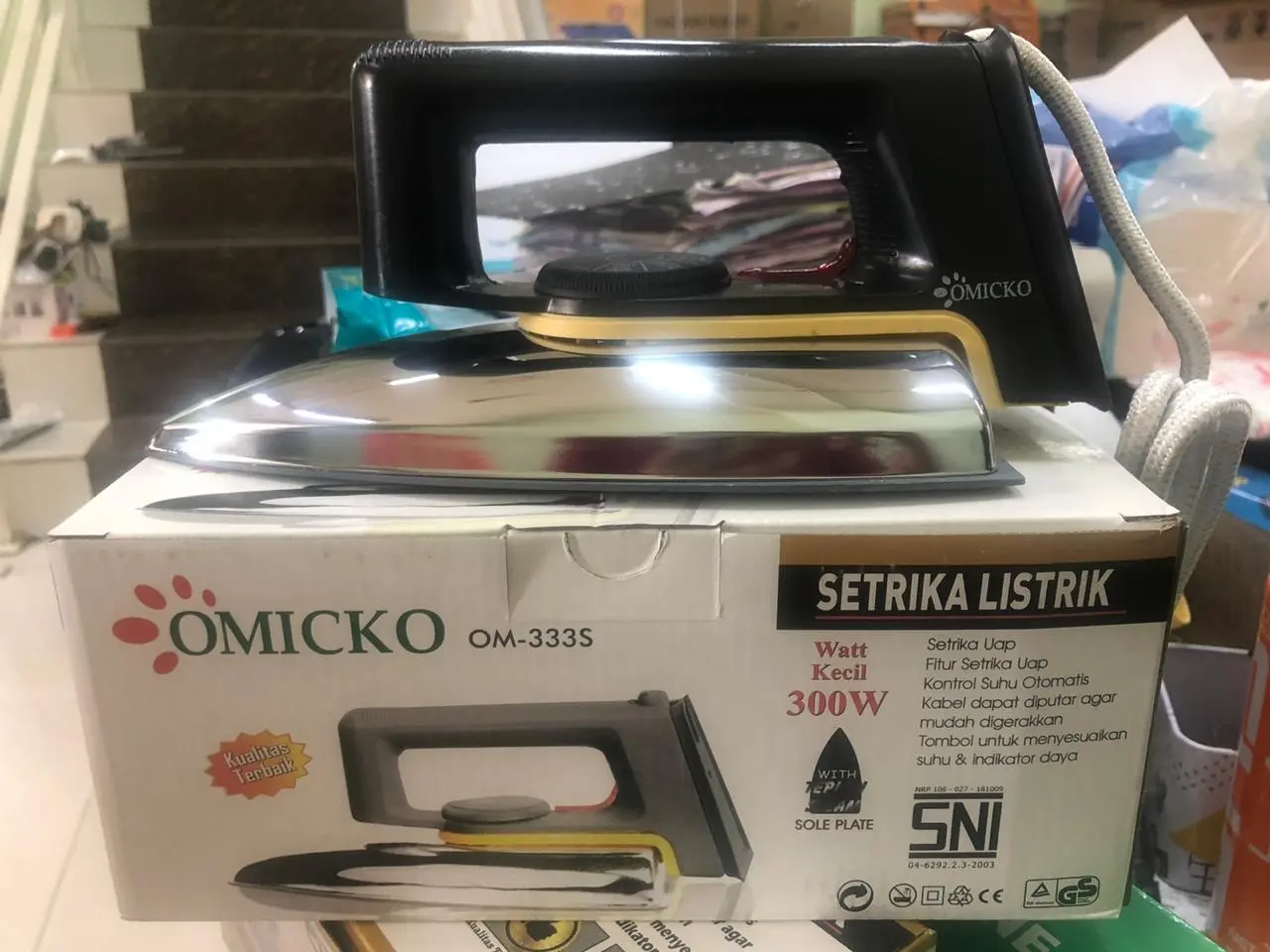 Setrika Listrik Omicko OM-333 Gosokan Setrikaan listrik