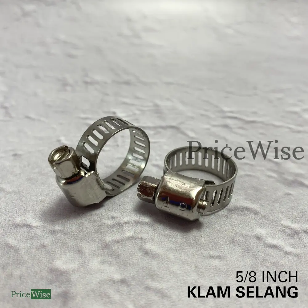 Klam Selang 5/8" / Klem Clam Selang / Hose Pipe Clamp