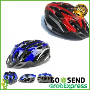 Helm Sepeda EPS Foam PVC Shell - x10