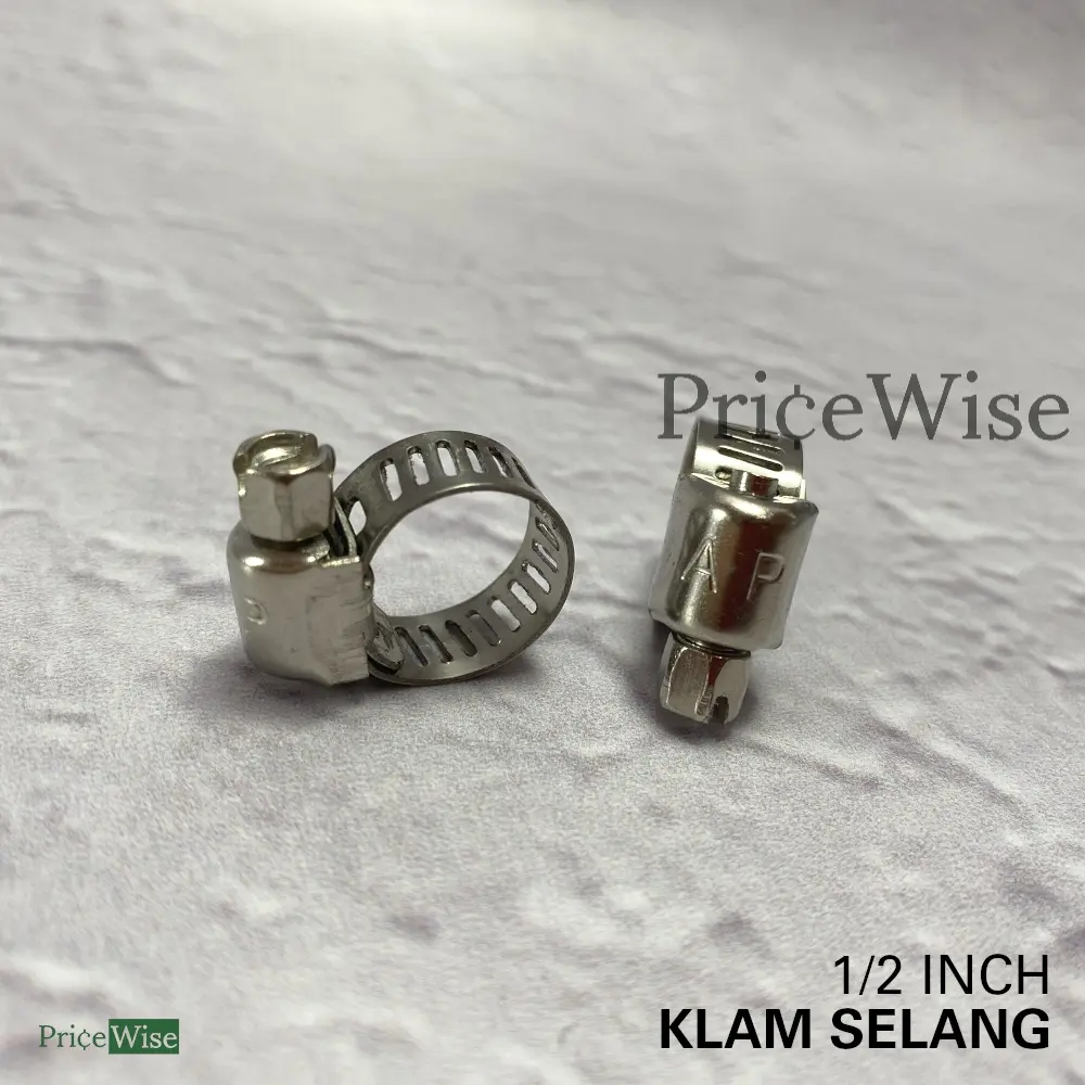 Klam Selang 1/2" / Klem Clam Selang / Hose Pipe Clamp