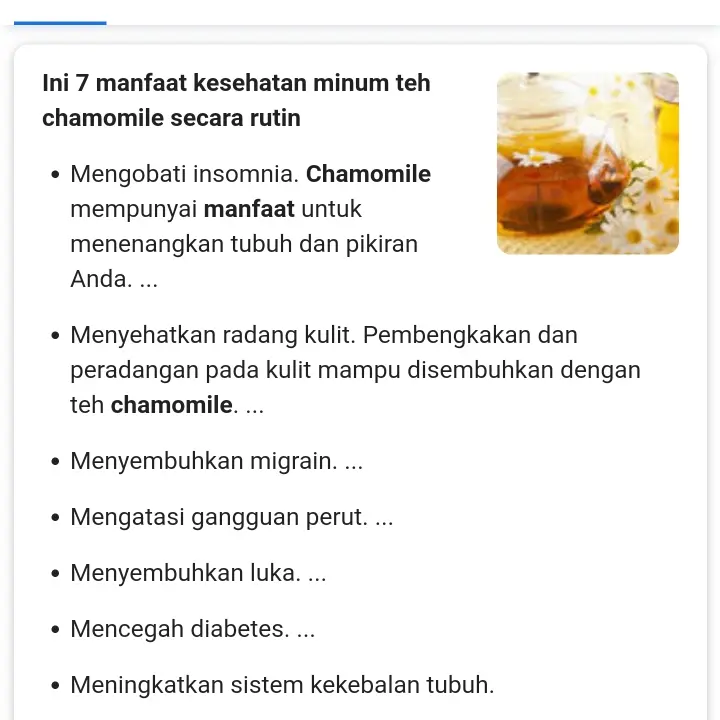 [Guttein] Bunga Teh Chamomile premium teh detox 50g | dried Chamomile flower | Relaxation tea 4