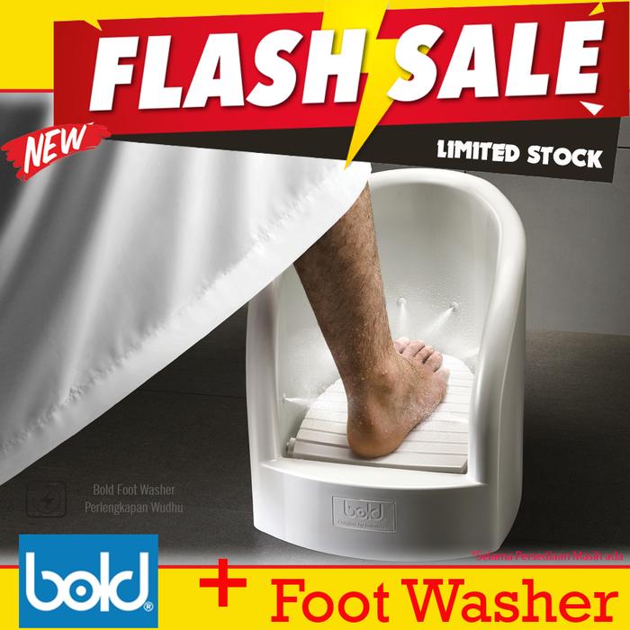 Gambar Flash Sale Bold alat ibadah Mesjid Wudhu Foot Washer sholat ex dubai dari kamarmandiku.com Kota Administrasi Jakarta Timur Tokopedia