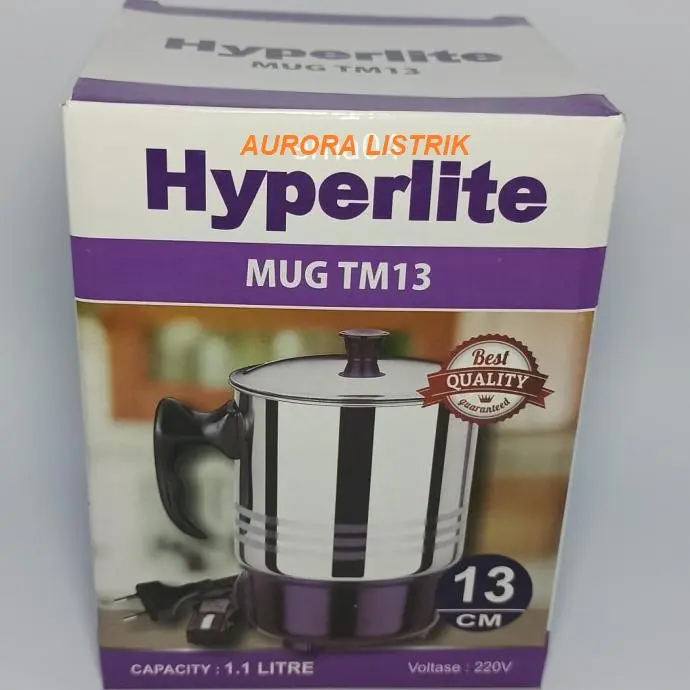 TEKO / MUG ELEKTRIK Stainless 1,1 Ltr 13 Cm HYPERLITE TM13