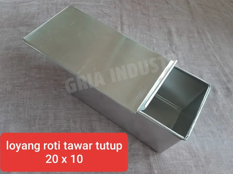 Loyang Roti Tawar Tutup 20 x 10 x 10 1