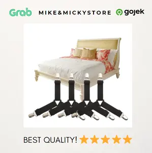 SET BED SHEET HOLDER | ISI 4 PCS | SEPRAI JADI TIDAK MUDAH LEPAS