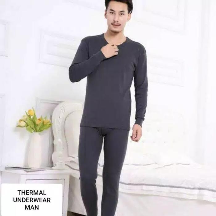 Gambar longjhon thermal musim dingin 1 set winter cowo pria daleman remaja dari Tokopakaianwinter Kota Administrasi Jakarta Utara Tokopedia