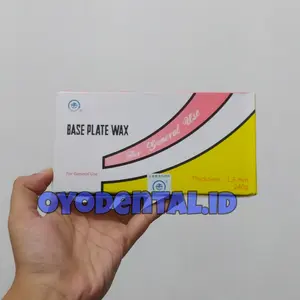 dental wax model malam gigi / malam merah / base plate wax baseplate