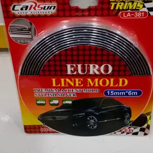 List Chrome Moulding Bumper Mobil 15Mm x 6Meter