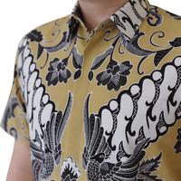 Gambar KEMEJA BATIK PRIA HANLEE KODE 559 BAHAN KATUN LENGAN PENDEK dari kemeja batik pria Kota Bandung 2 Tokopedia