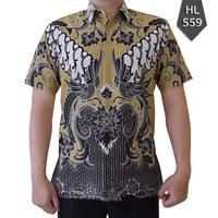 Gambar KEMEJA BATIK PRIA HANLEE KODE 559 BAHAN KATUN LENGAN PENDEK dari kemeja batik pria Kota Bandung 1 Tokopedia