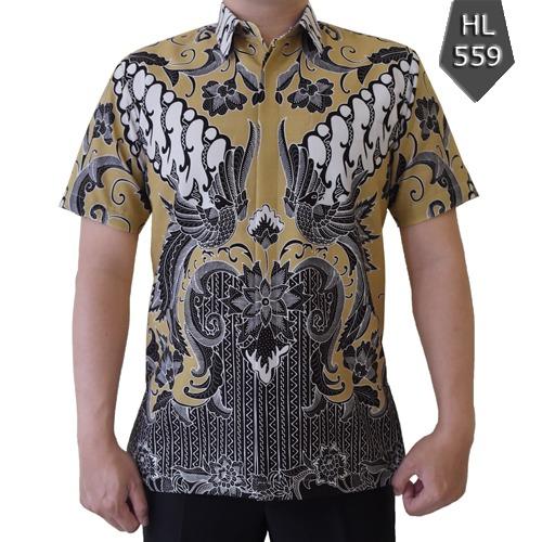Gambar KEMEJA BATIK PRIA HANLEE KODE 559 BAHAN KATUN LENGAN PENDEK dari kemeja batik pria Kota Bandung Tokopedia