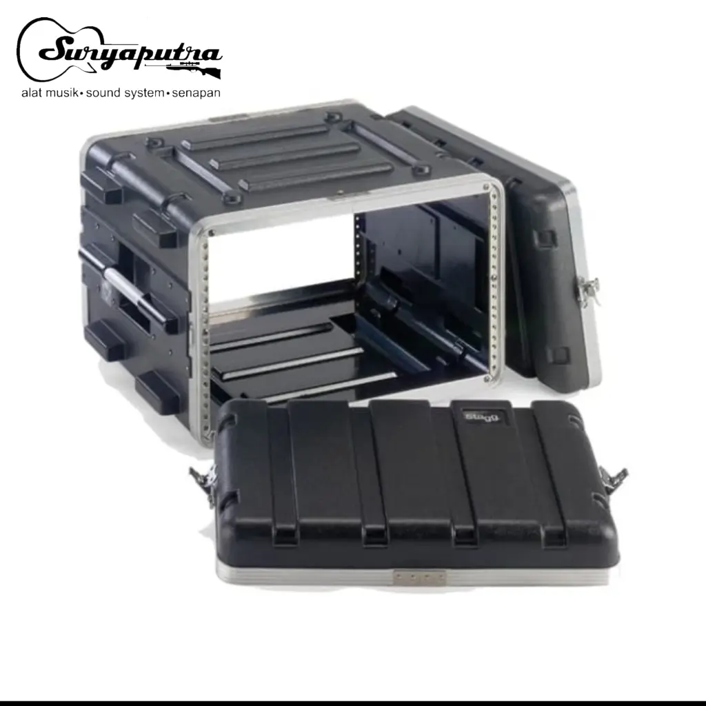 Stagg ABS 10 U, 10 Unit Rack Flight Hardcase