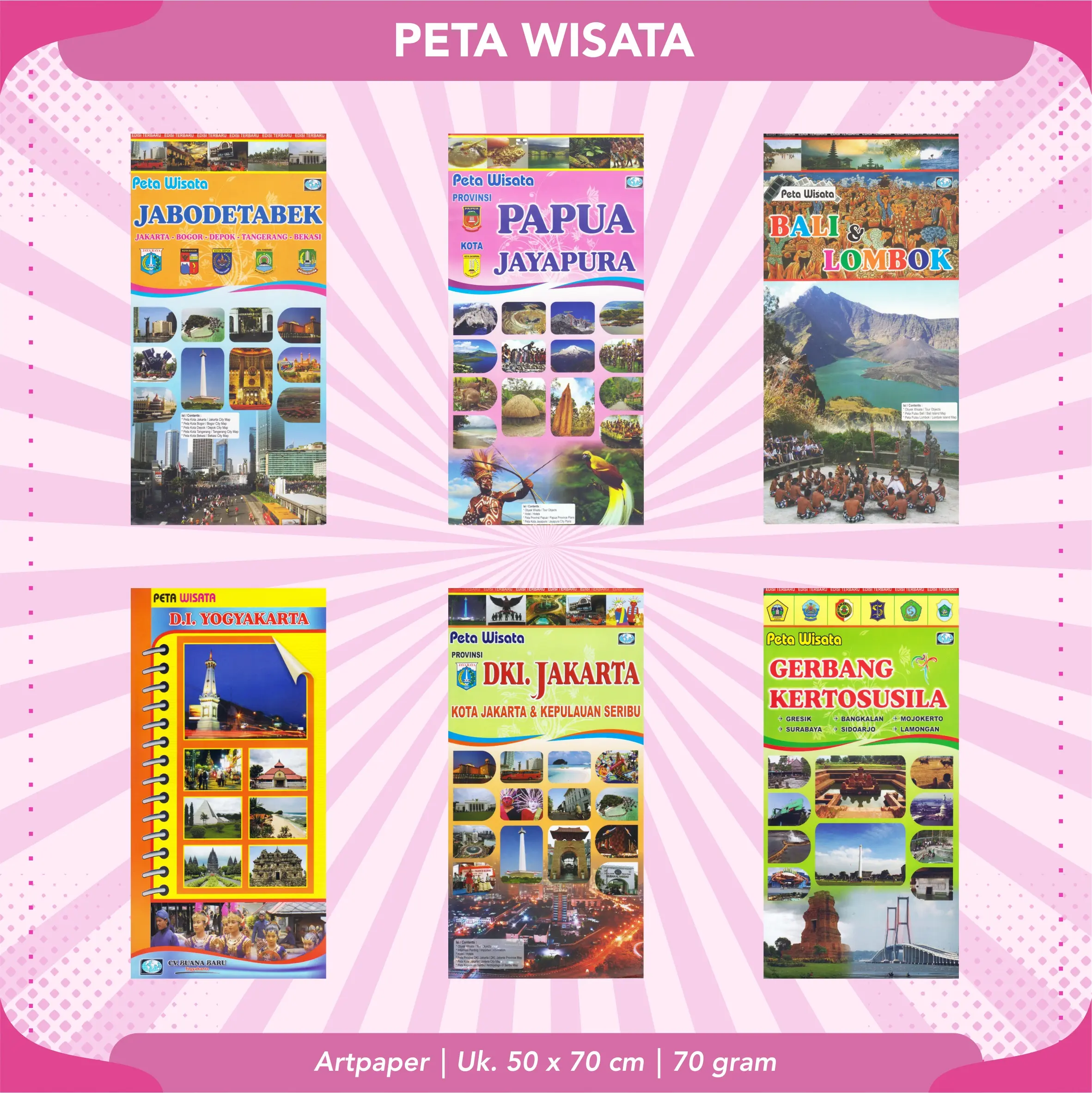 PETA WISATA INDONESIA 1 |buana baru|