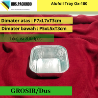 Gambar Alufoil tray OX - 100 dari RDS packaging Kota Tangerang 1 Tokopedia